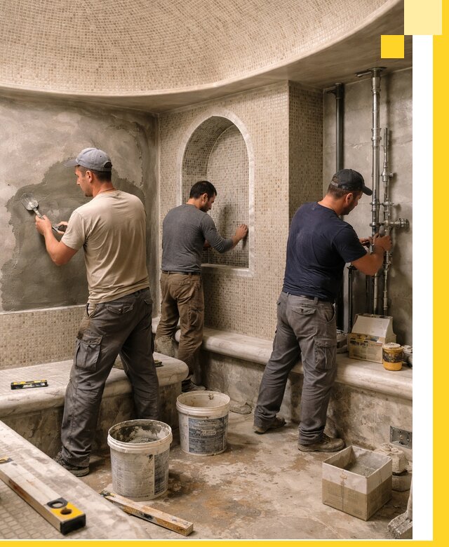 Профессиональный монтаж хамамов под ключ в Еманжелинске с гарантией