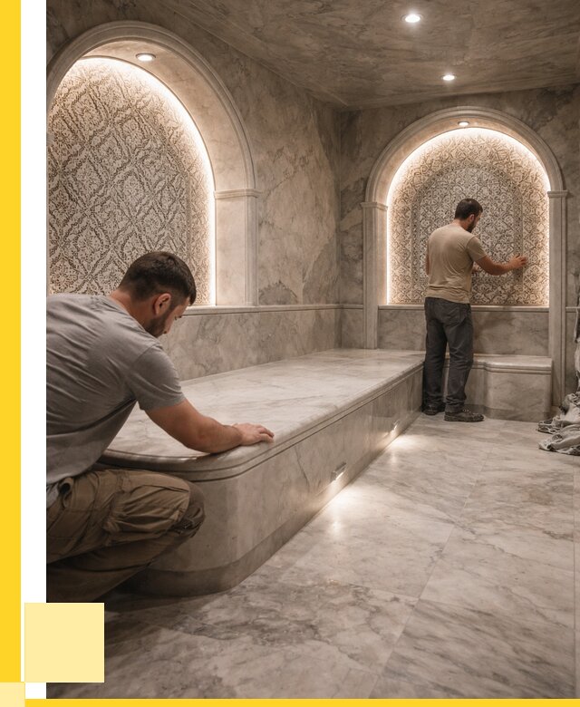 Турецкие бани под ключ в Еманжелинске от 256775 р. | ЭриданМнж