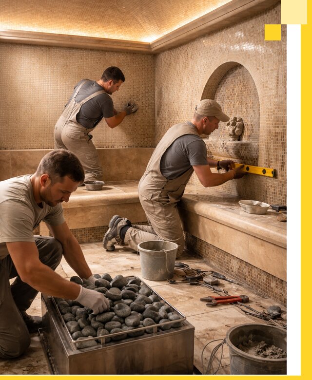 Проектирование и строительство хамама и сауны в Еманжелинске