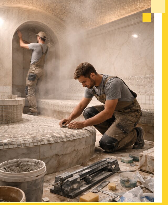 Профессиональный дизайн хамама и SPA под ключ в Еманжелинске