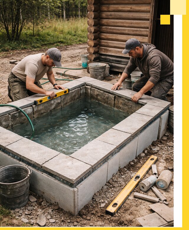 Изготовление и установка холодных купелей под ключ в Еманжелинске